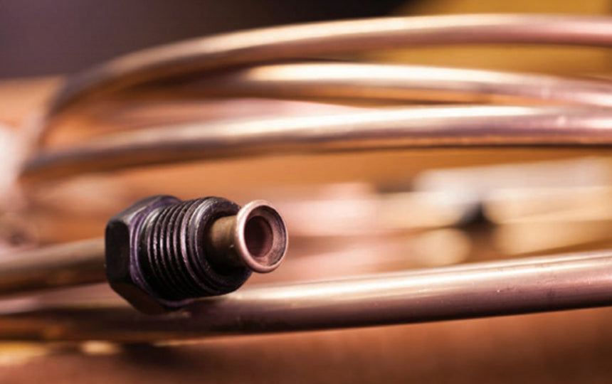 Copper nickel brake line