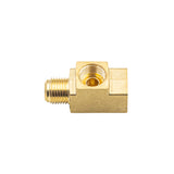 Bludot 1/4" x 1/4" x 1/4" Inverted Flare Adapter Tee for Trailer Brakes
