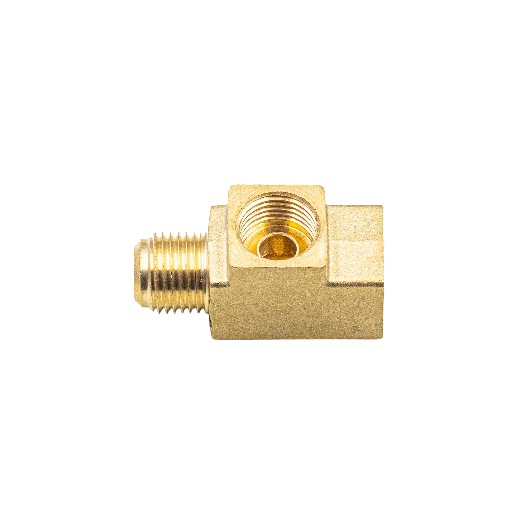 Bludot 1/4" x 1/4" x 1/4" Inverted Flare Adapter Tee for Trailer Brakes