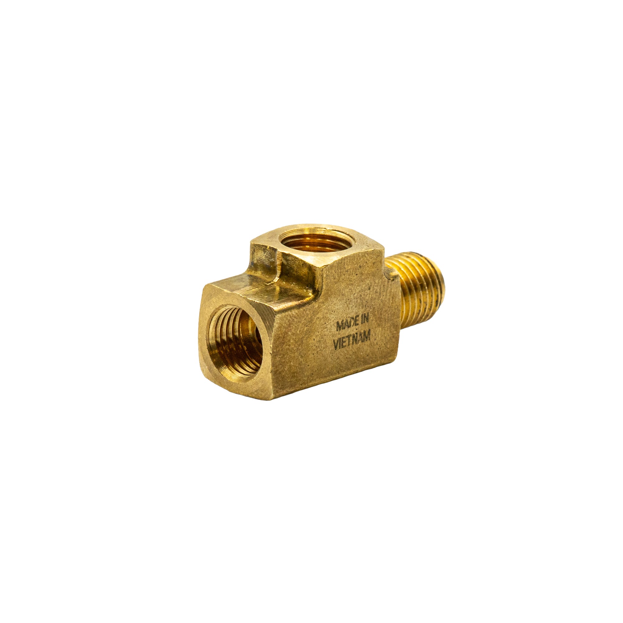 Bludot 3/16" Square Body Adapter Tee for Trailer Brake Lines