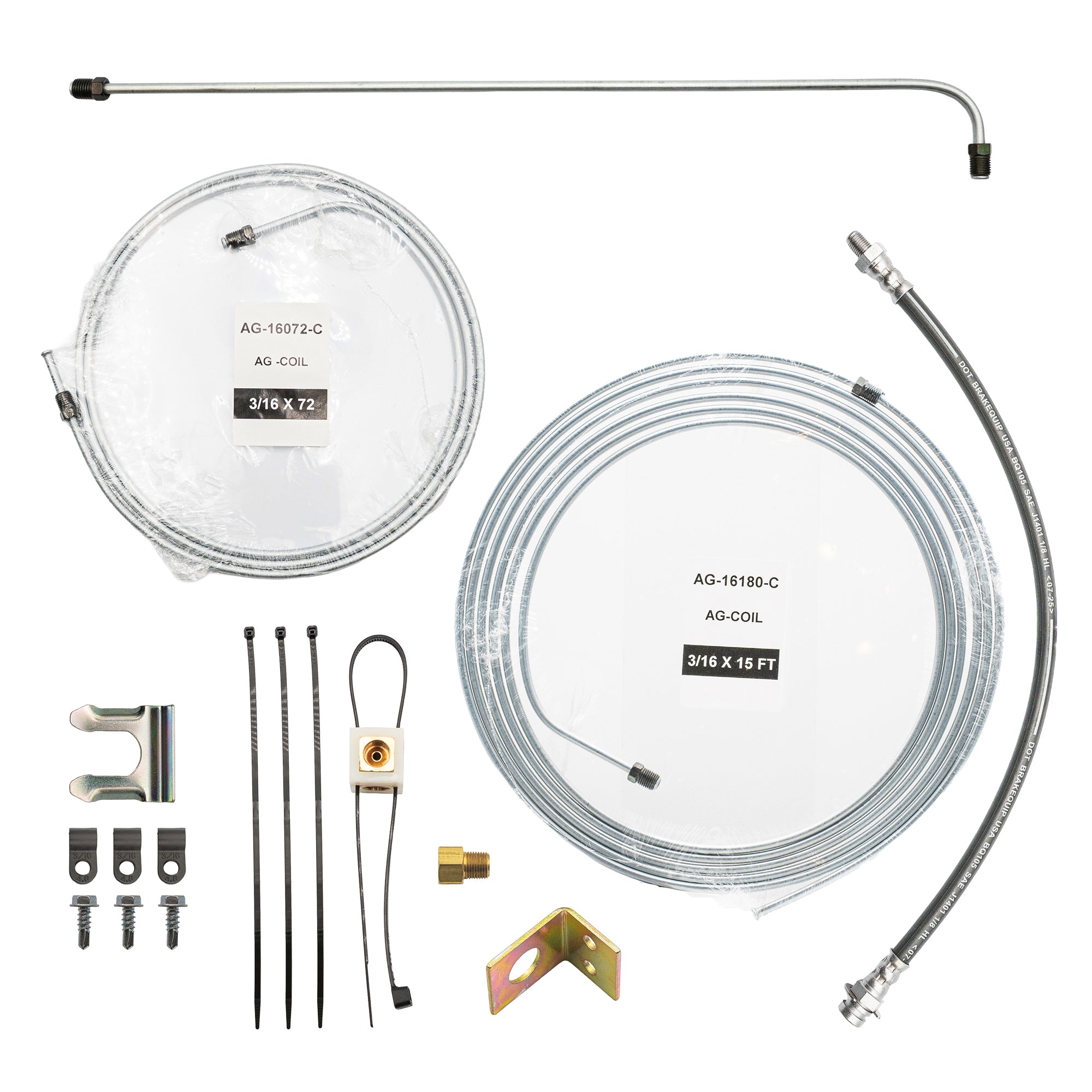 Bludot Hydraulic Brake Kit - Standard Single Axle – AG-102-SA