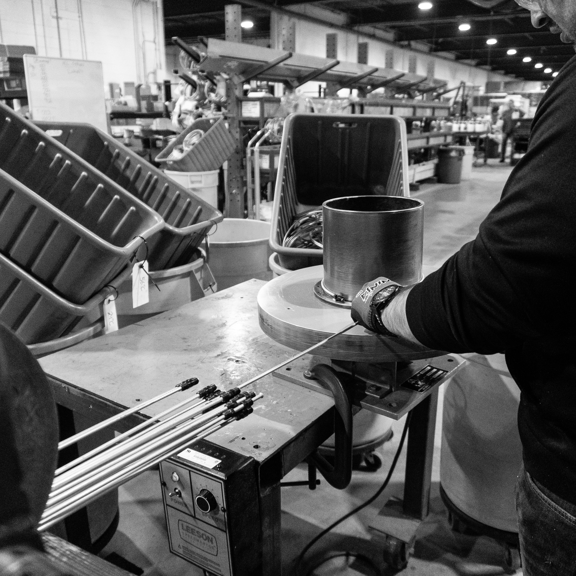 Bludot trailer brake manufacturing at the Muskegon, Michigan plant