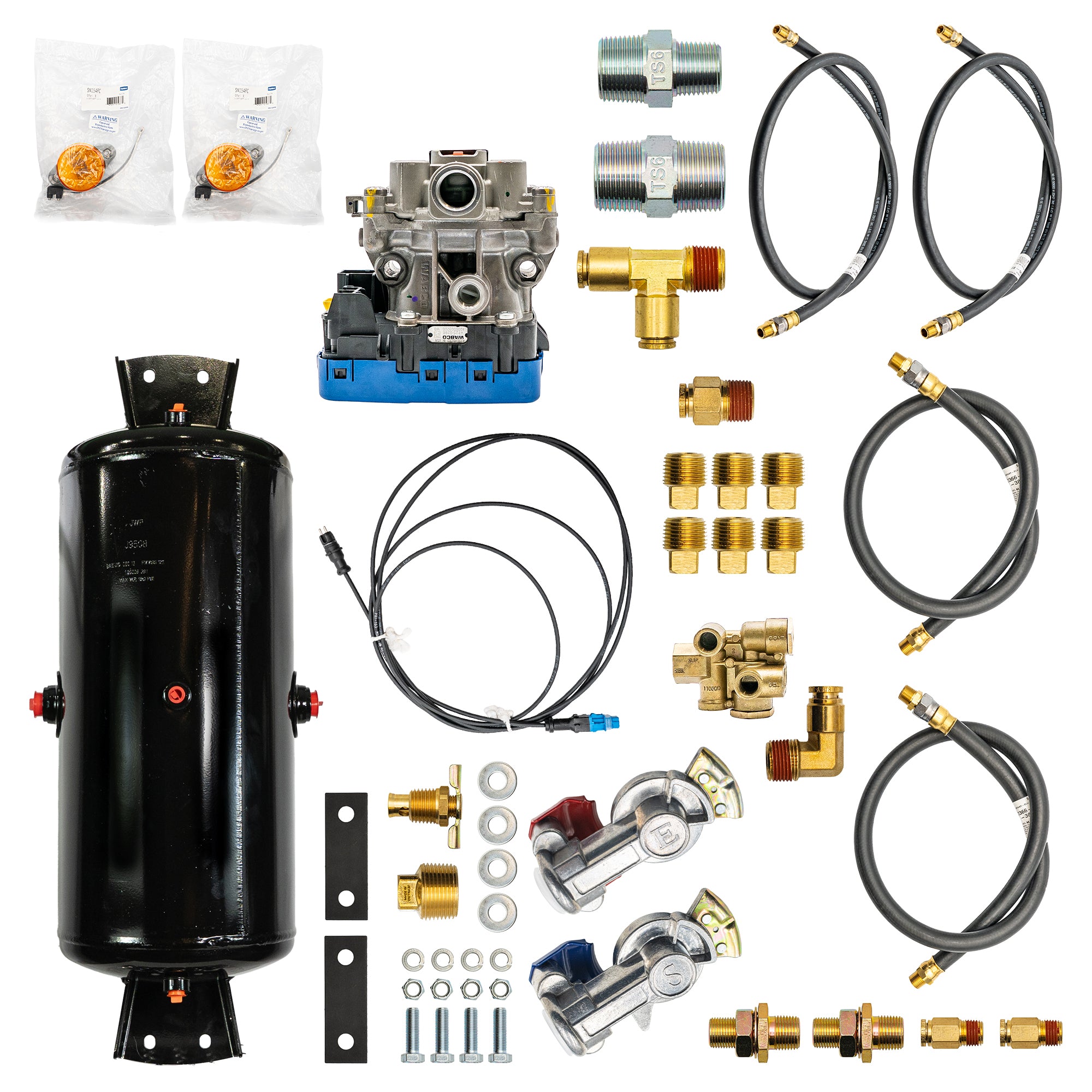 Bludot Straight Air ABS Trailer Brake Kit - 2S/1M – TA-7121