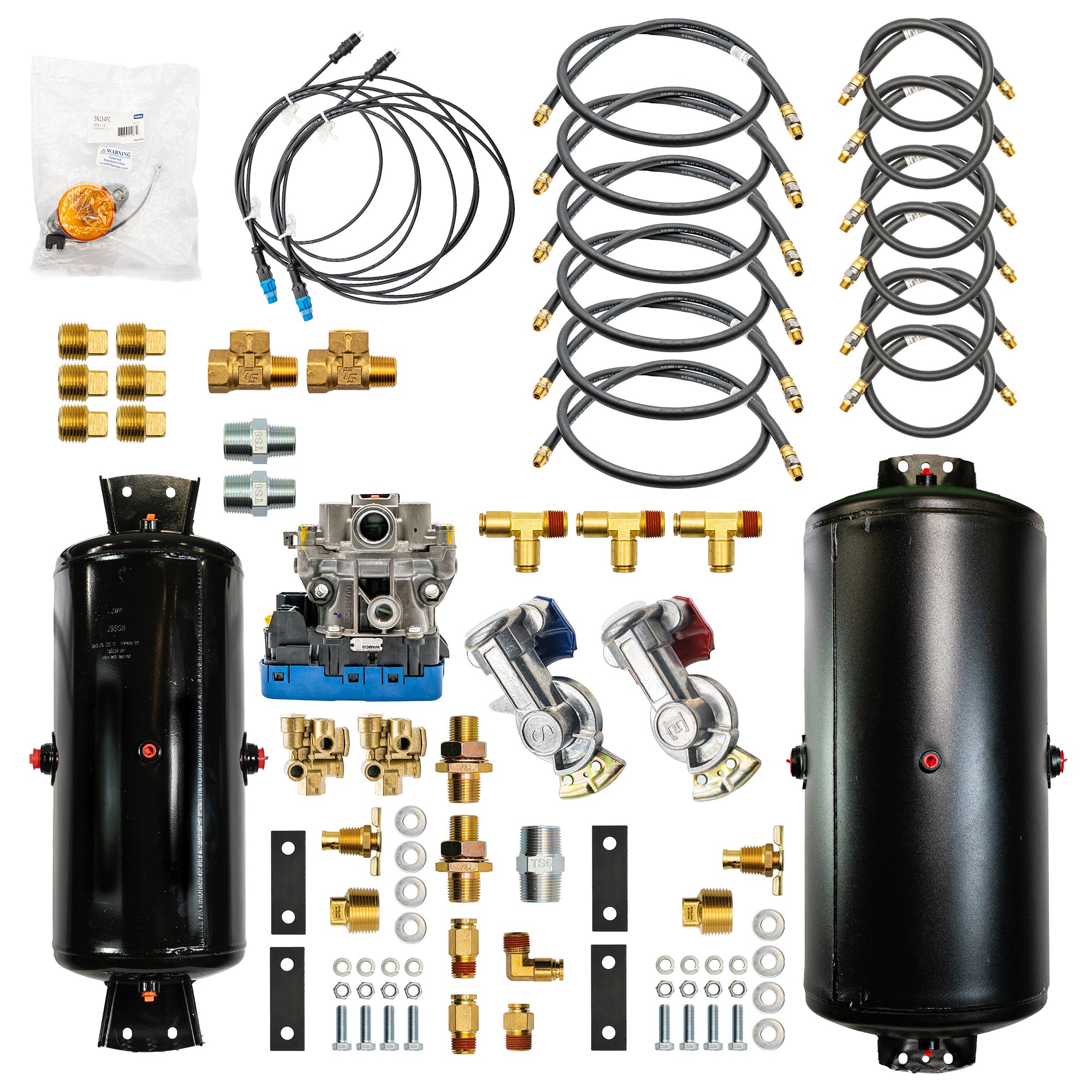 Bludot Straight Air ABS Trailer Brake Kit - 2S/1M – TA-7321