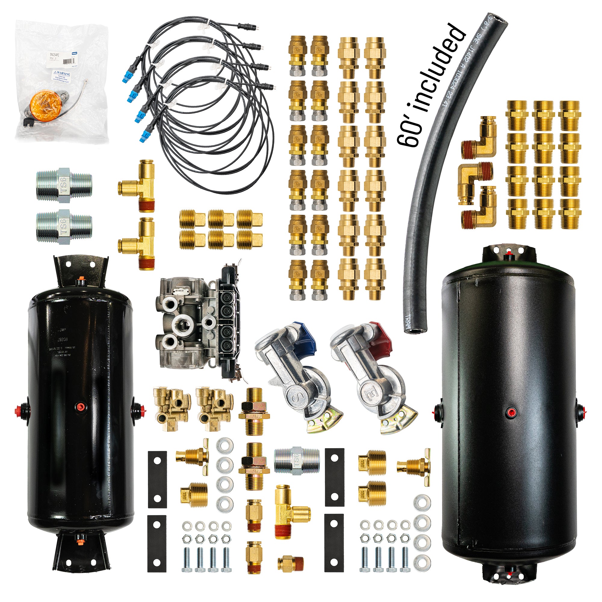 Bludot Straight Air ABS Trailer Brake Kit - 4S/2M Triple Axle – TA-7342B