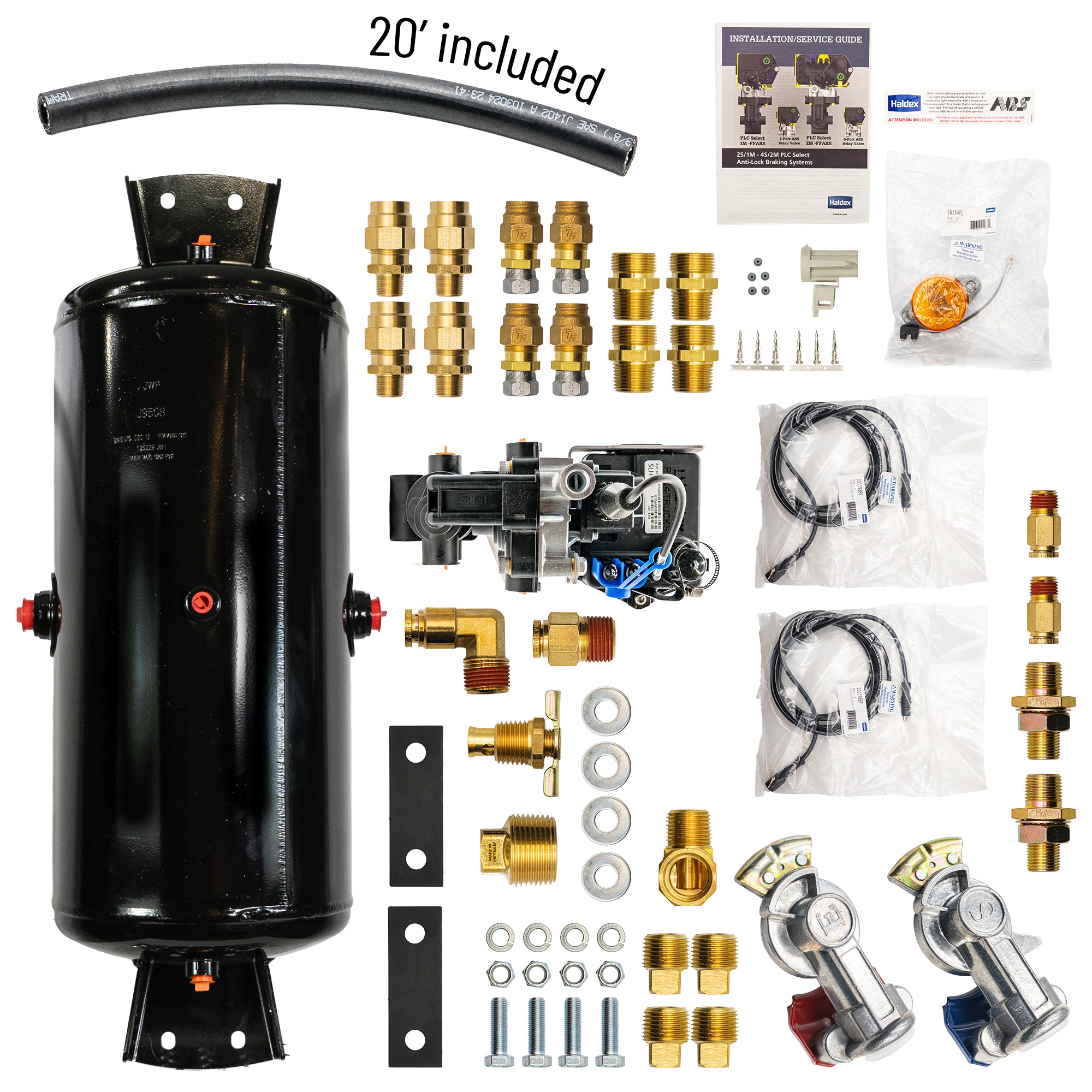 Bludot Straight Air ABS Trailer Brake Kit - 2S/1M – TA-8121B