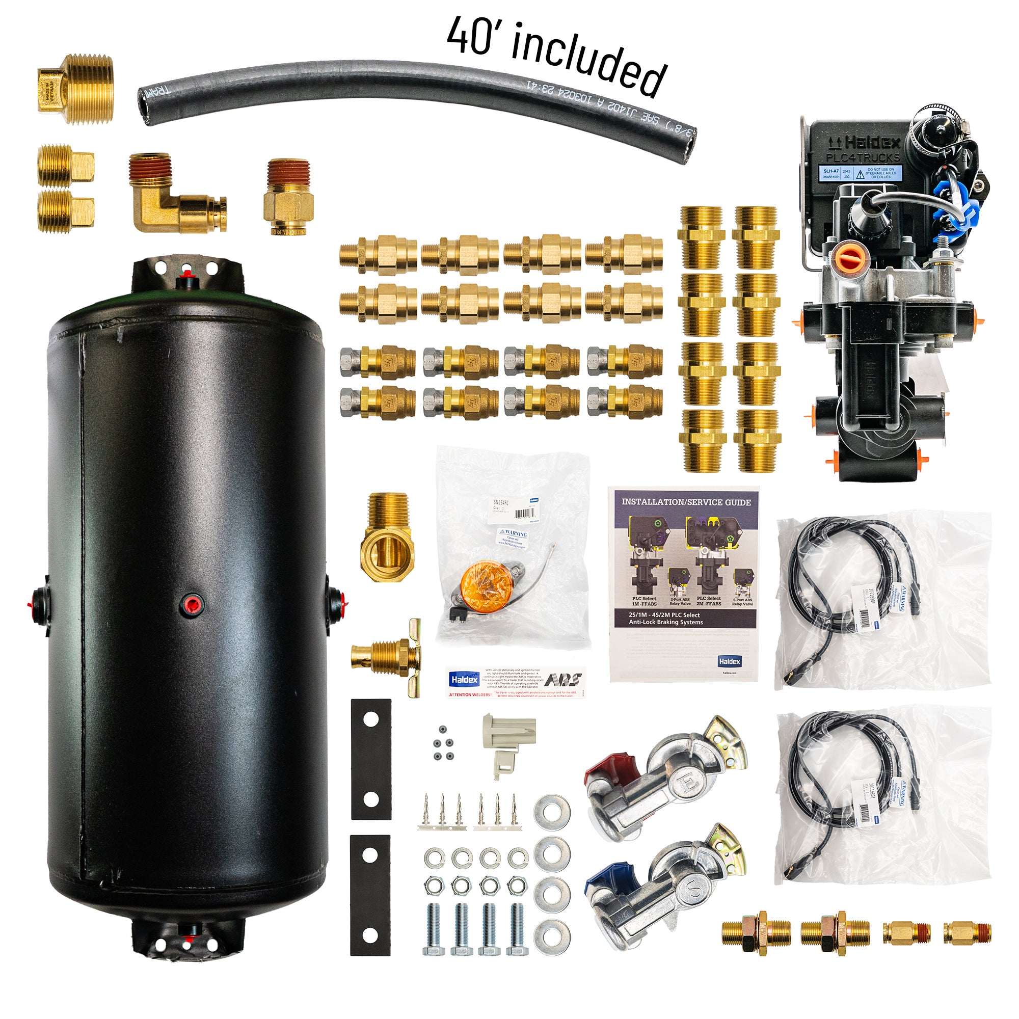 Bludot Straight Air ABS Trailer Brake Kit - 2S/1M – TA-8221B