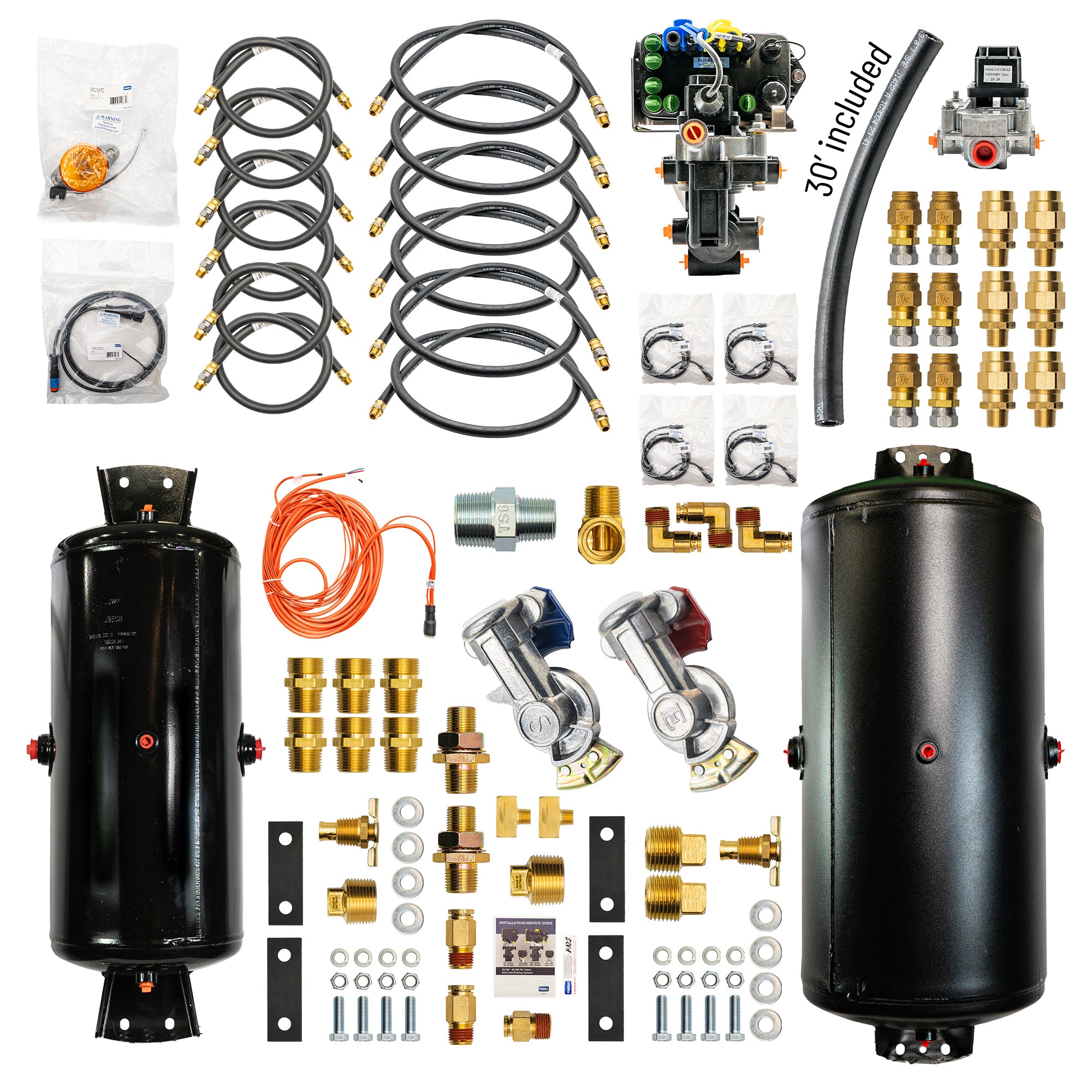 Bludot Straight Air ABS Trailer Brake Kit - Triple Axle – TA-8342