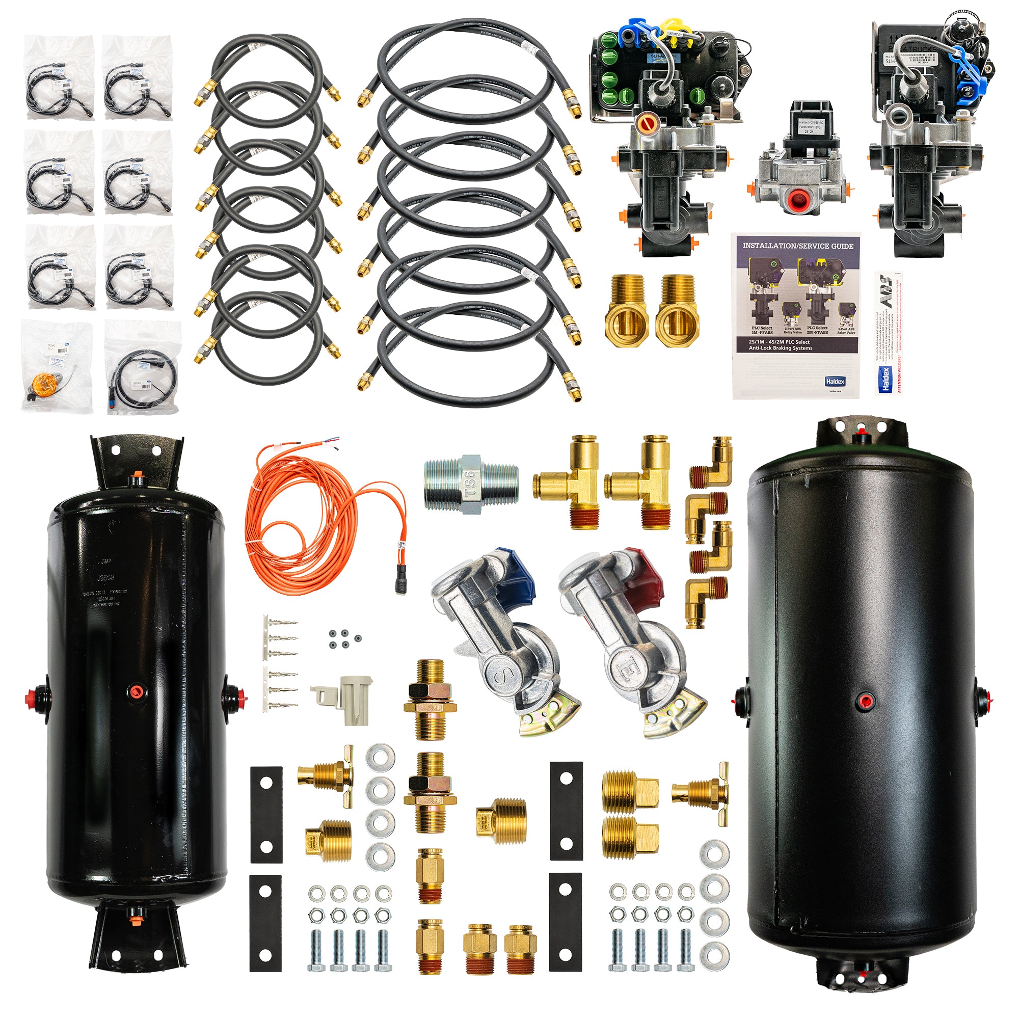 Bludot Straight Air ABS Trailer Brake Kit - Triple Axle – TA-8363