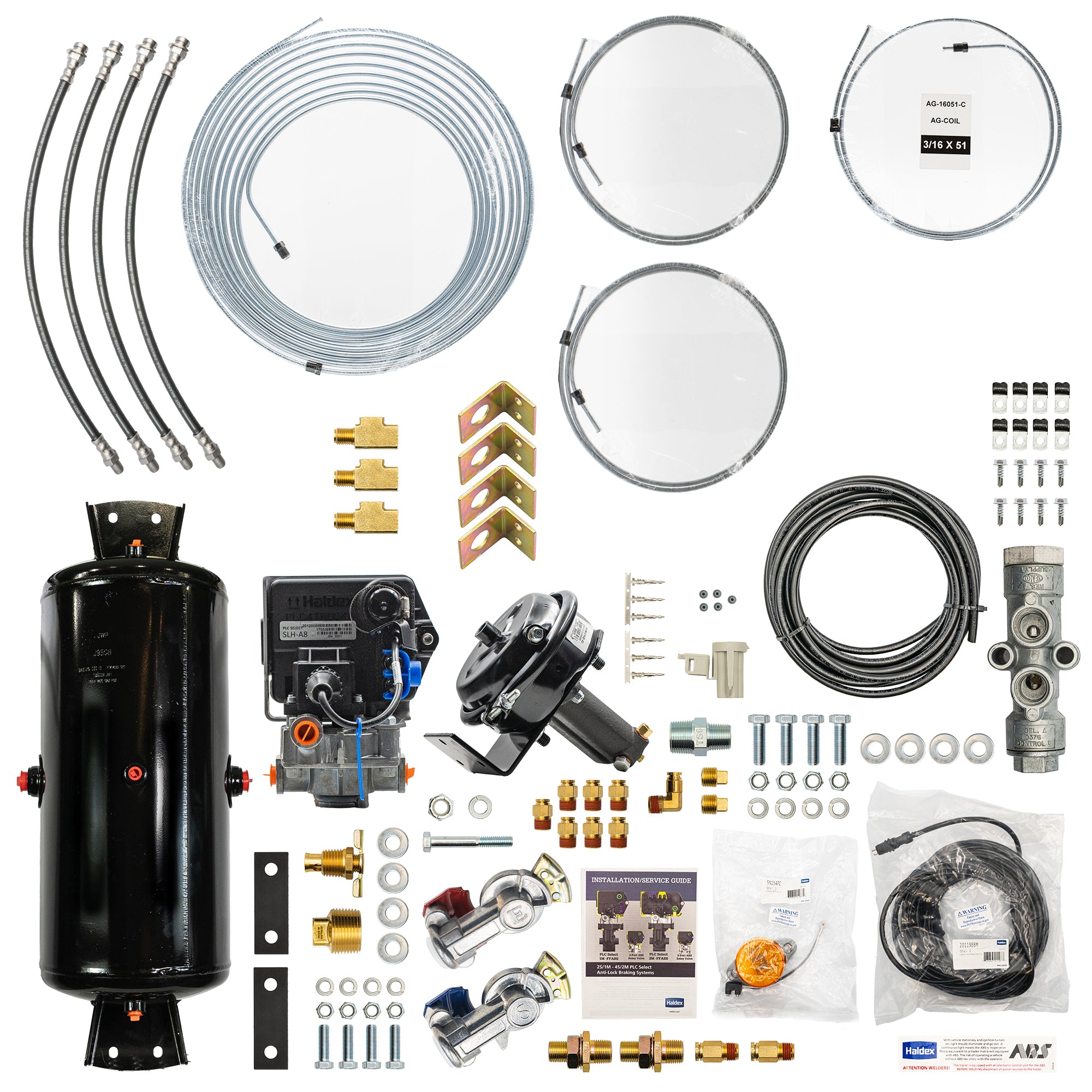 Bludot Air Over Hydraulic ABS Brake Kit - Tandem Axle Trailer – TH-5152
