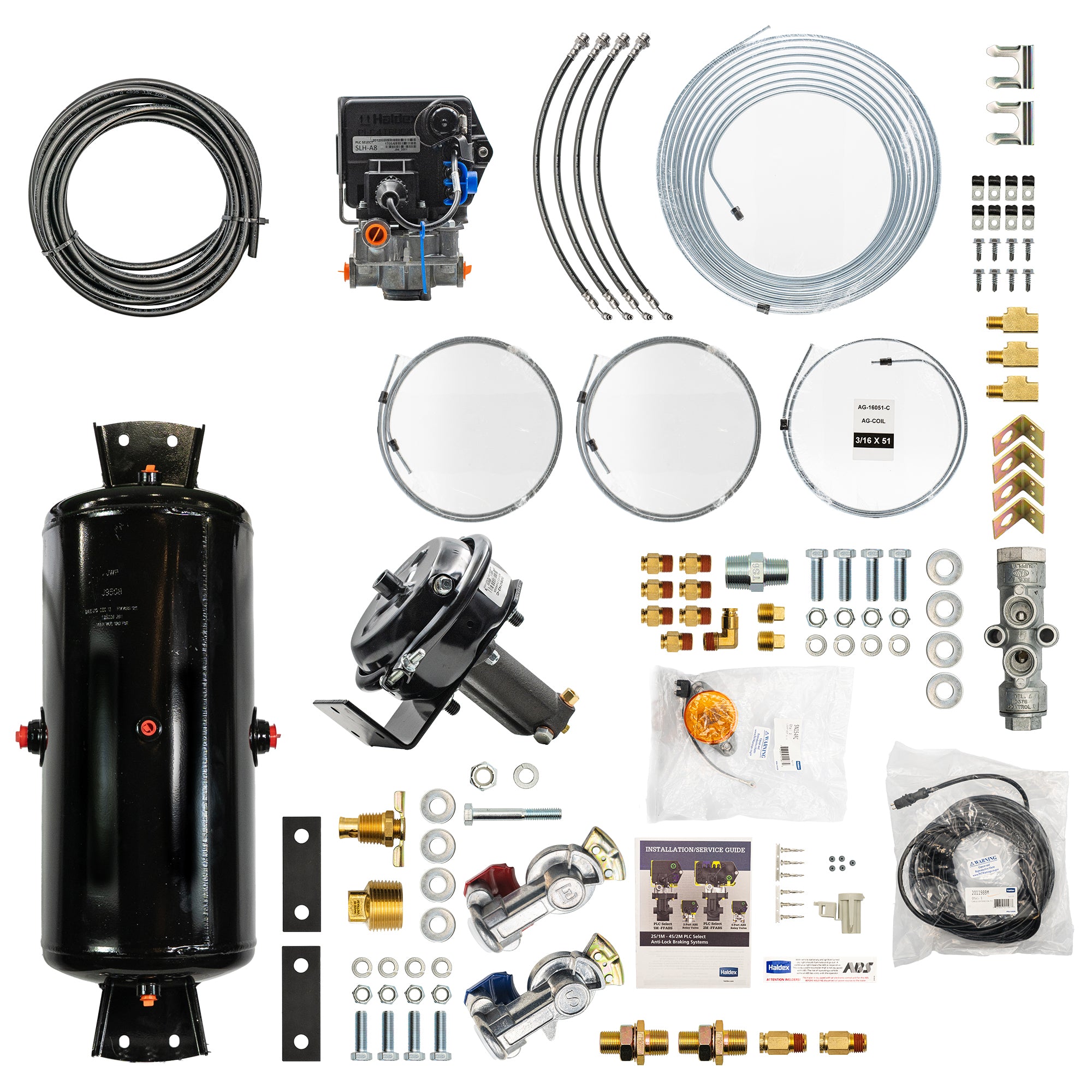 Bludot Air Over Hydraulic ABS Brake Kit - Tandem Axle Trailer – TH-5152